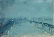 Lesser Ury London im Nebel china oil painting artist